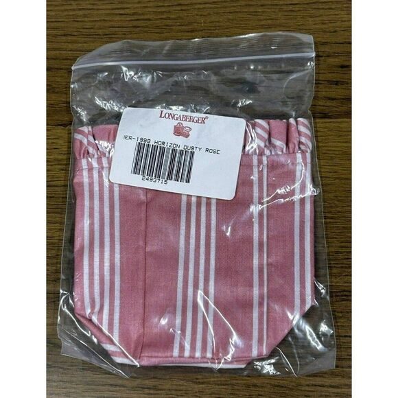 Longaberger 1998 HoH Horizon of Hope Basket Pink Dusty Rose Liner #2493715 - Picture 1 of 2